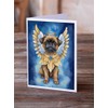 Caroline's Treasures Brussels Griffon My Angel Greeting Cards Pack of
