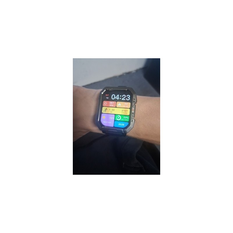🔥Reloj inteligente militar para hombres (recepción/marcación de llamadas) rastreador táctil