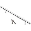 Merriway® BH01096 Bright Chrome 'T' Bar Style Handle, 96 mm