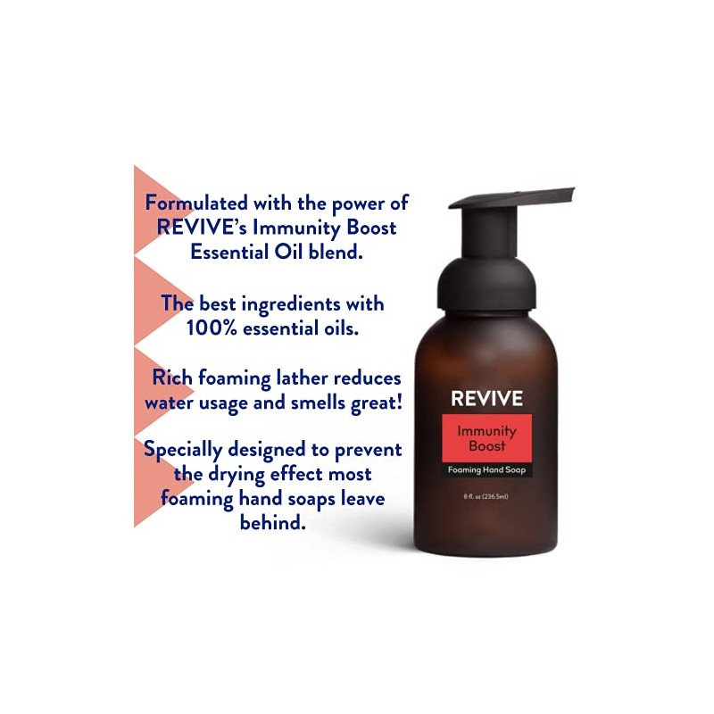 Immunity Boost Foaming Hand Soap 2 Pack by Revive Essential