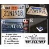 dgdistributions California motorcycle license plate restore or transform