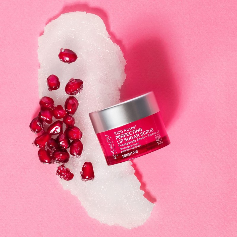 Andalou Naturals- Exfoliante labial perfeccionador de azúcar 1000 ROSES®
