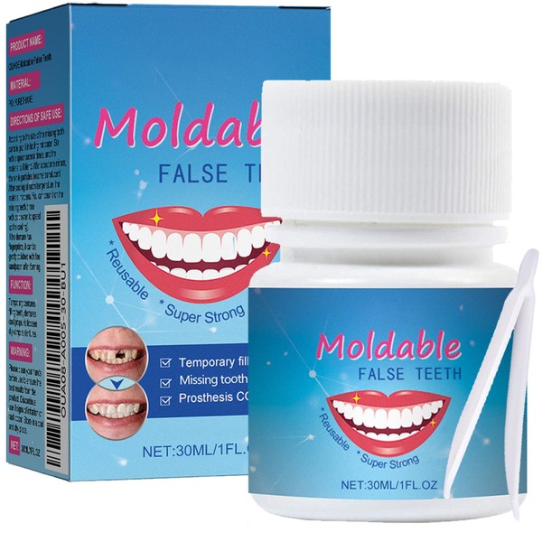 Wormeer Temporary Tooth Filling Kit – DIY Moldable False Teeth