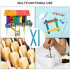 DMiotech 200 Pack 4.5" x 0.35" Wood Craft Sticks Strong