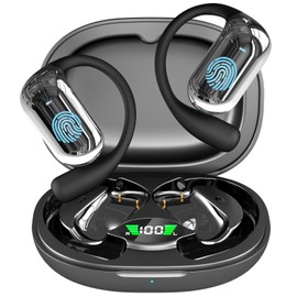 Ai Translator Earbuds Translation Headphones Real Time 144 Languages Audifonos Traductores Inglés Español, Adjustable Ear-Hook Open Ear Translating Earphones Perfect for Travel & Business