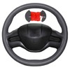 Microfiber Leather Car Steering Wheel Cover Anti-Slip Stitch Wheel Wrap