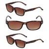 Mass Vision 'The Intellect' 3 Pair of Unisex Full Lens
