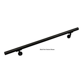 Aluminum Handrail Direct OHR 5' Handrail Section with Mounts - White Sand - Hand Rail - USA Made - Easy to Install for Outdoor & Indoor Stairs, Porch & Deck