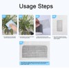 Fliegengitter Reparatur Sticker, Selbstklebendes Fenster Reparatur Patch Kit, Netz-Reparaturband, Fliegen-Schutz