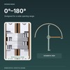 180 Degree Invisible Concealed Cross Door Hinge, Metal Hidden Folding