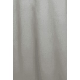 Elbersdrucke Basic 07 Bistro Curtain, Grey, Transparent, 48 x 140 cm, Short Curtain for Kitchen, Kitchen Window, Privacy Screen, 198466