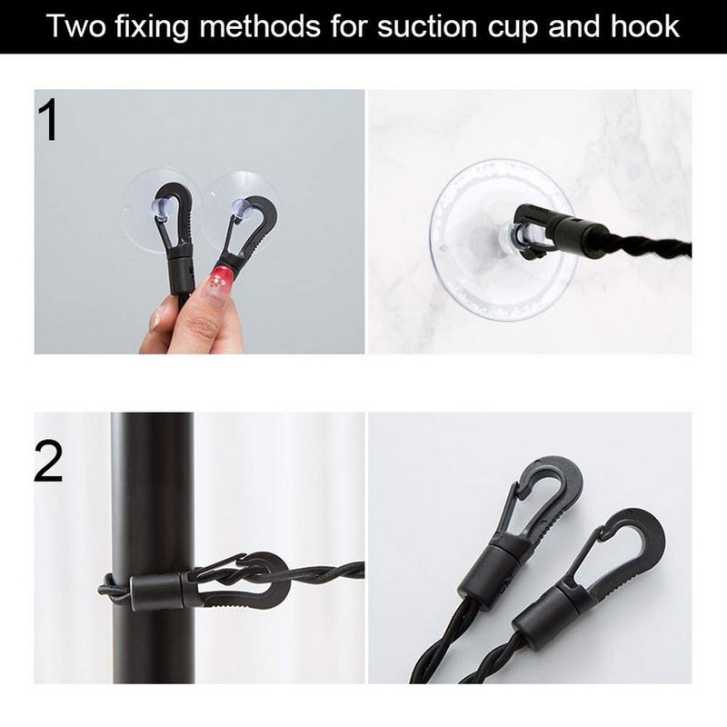nuosen Travel Clothes Washing Line, Extendable Travel Clothes Line with