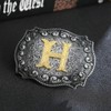 HUABOLA CALYN 2 Pieces Western Cowboy Belt Buckle Bolo tie