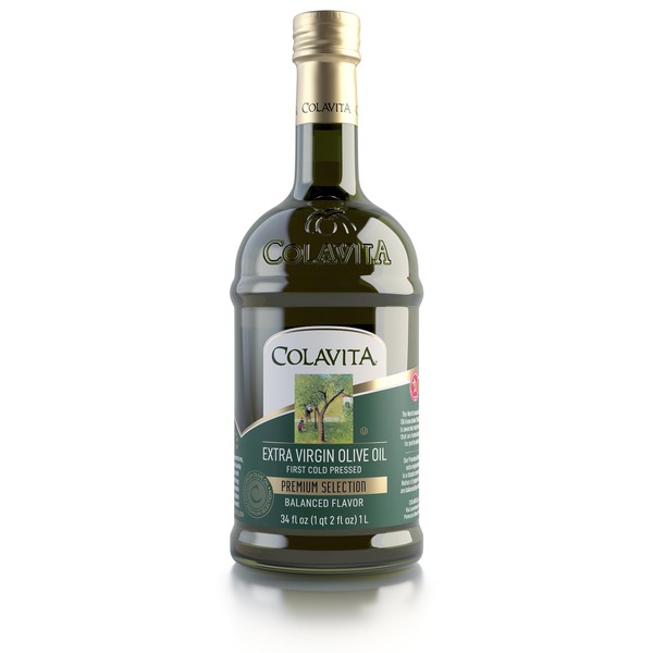 COLAVITA EXTRA VIRGIN OLIVE OIL - 34 Fl Oz, Single Bottle
