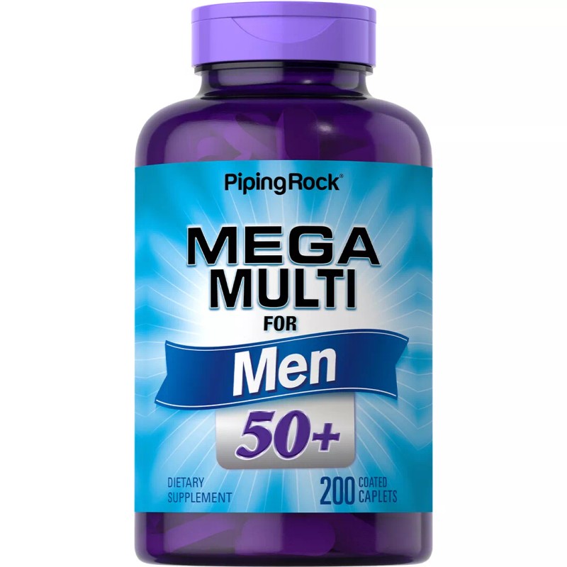 Piping Rock Multivitamin Men Over 50 | 200 Caplets |