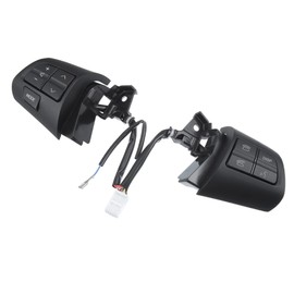 ACROPIX Auto Car Steering Wheel Cruise Volume Control Switch Button Fit for Toyota Corolla Auris - Pack of 1 Black
