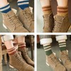 5 Pairs Warm Wool Socks for Women Cute Cozy Crew