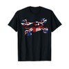 Guy Motorbike Martin Union Jack Logo T-Shirt