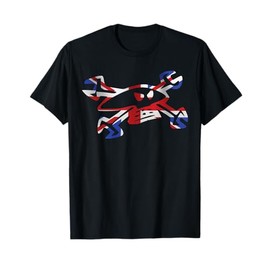 Guy Motorbike Martin Union Jack Logo T-Shirt