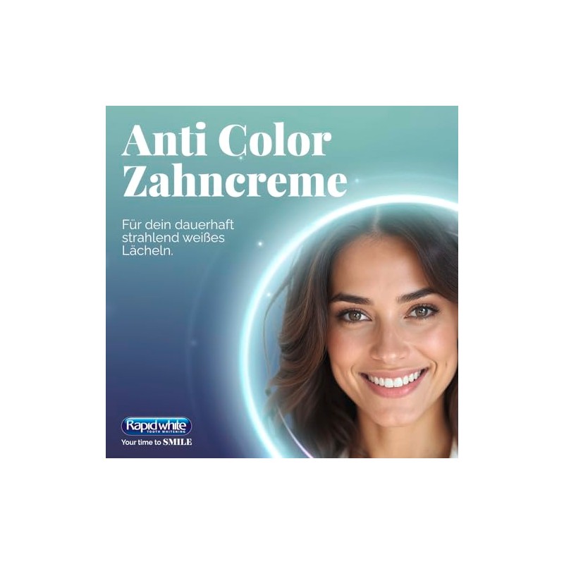 Rapid White Anti Colour Toothpaste for Whiter Teeth Without Hydrogen