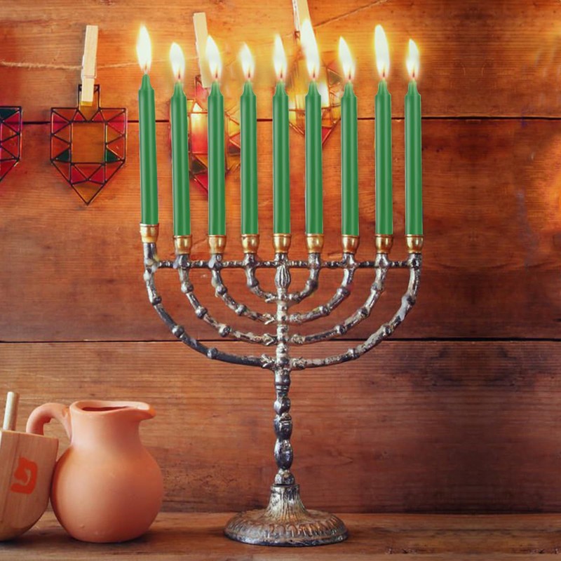 Kunrsug 24 Pack Green Spell Chime Candles – Premium Mini