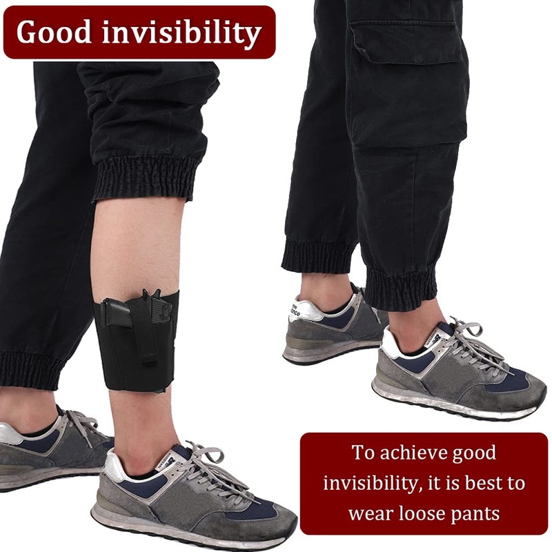 Accmor Ankle Holster for Concealed Carry, 2 Pack Elastic Leg