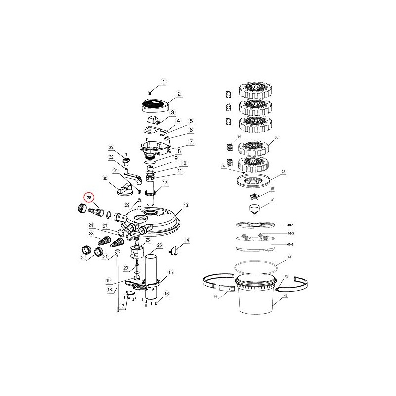 Spare Part: SunSun CPF-5000 & CPF-10000 Pressure Pond Filter big