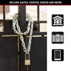 Master Lock Long Shackle 576EURDLH Thick Brass Body Padlock with