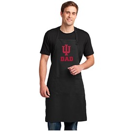 Broad Bay Indiana University Dad Apron Large Size IU Dad Gift for Men Man Him