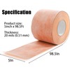WUWEOT Waterproof Membrane, 5Inch X 98.5Ft 20Mils Thickness Shower Membrane