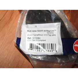 Smith and Wesson 44 Magnum Ballistic UV Rated Safety Glasses w/ Brown Lens