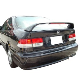 Autorestylers ​Factory SI Style 2-Post Unpainted Rear Spoiler Fits 1996-2000 Honda Civic SI