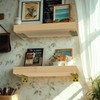 Eurydice Heavy Duty Floating Shelf Brackets, 1/4 inch Thick L