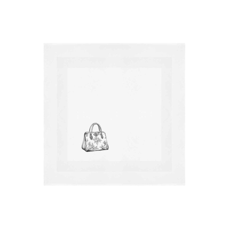 'Floral Handbag' Cotton Napkin/Dinner Cloth (NK00038603)