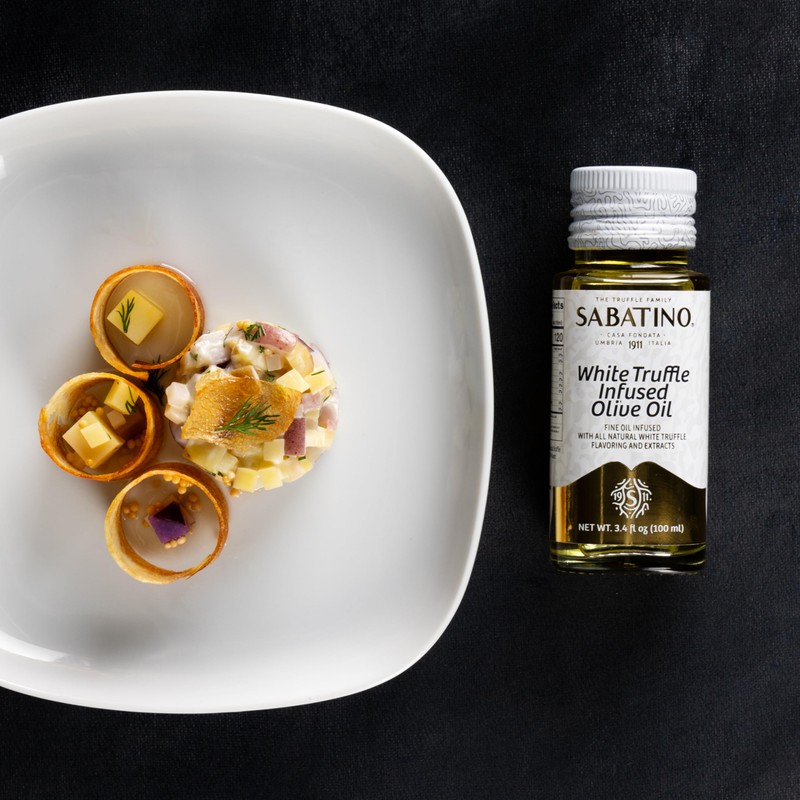 Sabatino Tartufi Infused Olive Oil, White Truffle, 3.4 Ounce (Pack