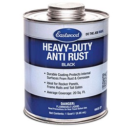Eastwood Heavy Duty Anti Rust for Bare Metal Painted Surfaces Qts Black