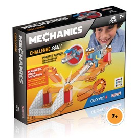 Geomag Magnetic Toys Magnets for Kids Mechanics Goal Challenge Educational Board Game & Building Set Swiss-Made Age 7+ 96 Piece, Multicolor (769)