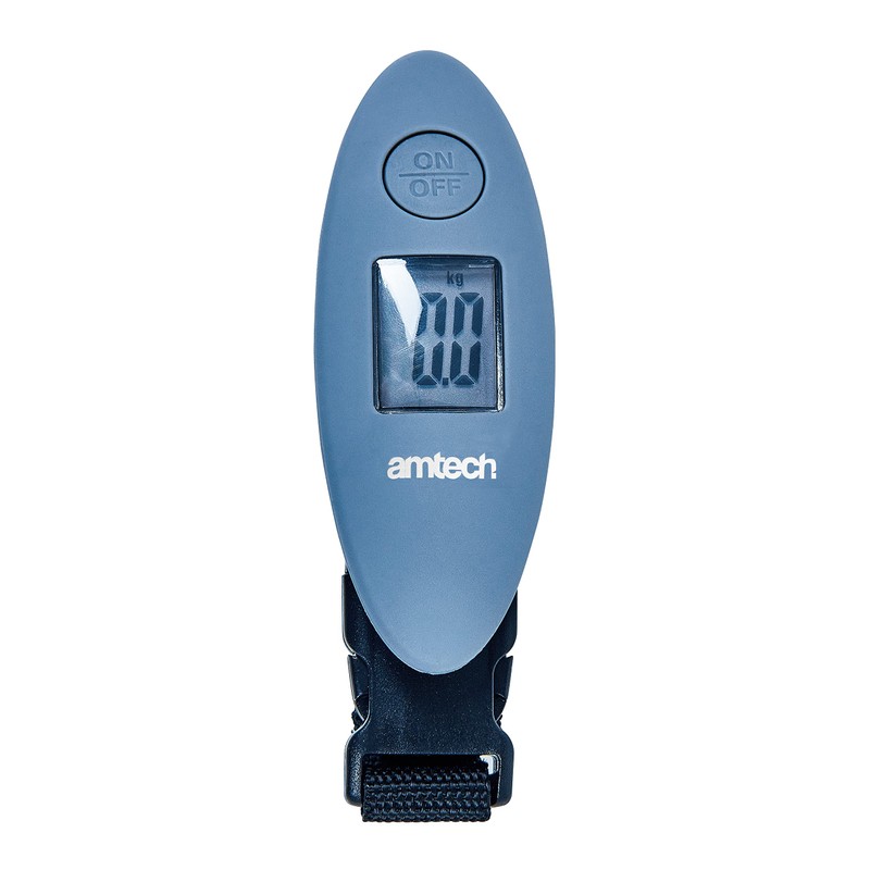 Amtech S6430 Luggage Scale with 1 m Tape, Clear