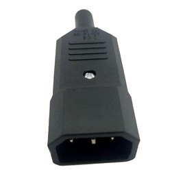 Traovien IEC C14 Male C13 Female Adapter Plug Power Socket Connectors 3 Pin Terminal Panel Mount AC 250V 10A (1 Pair).