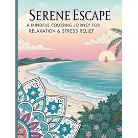 Serene Escape: A Mindful Coloring Journey for Relaxation & Stress Relief