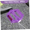 YARNOW 1 Pair Purple Bike Pedals Lightweight Nonskid Boys and