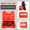 EGOFIX 1/2" Drive Impact Socket Rachtet Wrench Set, 23 Piece