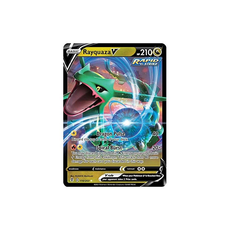 Rayquaza V - 110/203 - Ultra Rare - Sword &