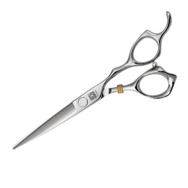 Titan Scissors Hair Cutting Sharp Blades | Japanese Style Proffesional Barbering Scissors | Sharp Edge Hand Made Stainless Steel 6.5" inch