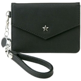 Alto Rose 160056 Kelly Pass Case, Reel, Commuter Pack, Unisex, IC Card with Reel, Black