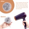 12 Pieces Faux Fox Fur Fluffy Pompom Ball with Removable