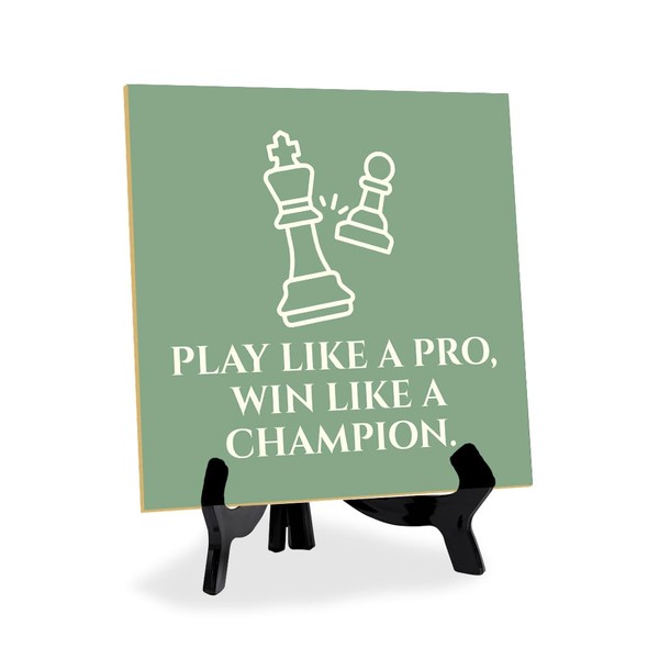 Play Like a Pro. Win Like a Champion. 5"x 5"
