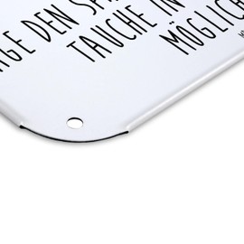 Mr. & Mrs. Panda DIN A6 Tin Sign Orca Gift Whale, Metal Sign, Possibilities, Sea, Orcas, Door Sign, Magnetic Metal Sign, Wall Sign