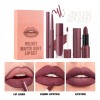 Set De Pintalabios 3 En 1 Con Brillo Labial E