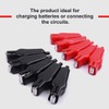 ATOPLEE 20PCS Alligator Clips Electrical,20A Insulated Spring Loaded Alligator Clamps,Truck